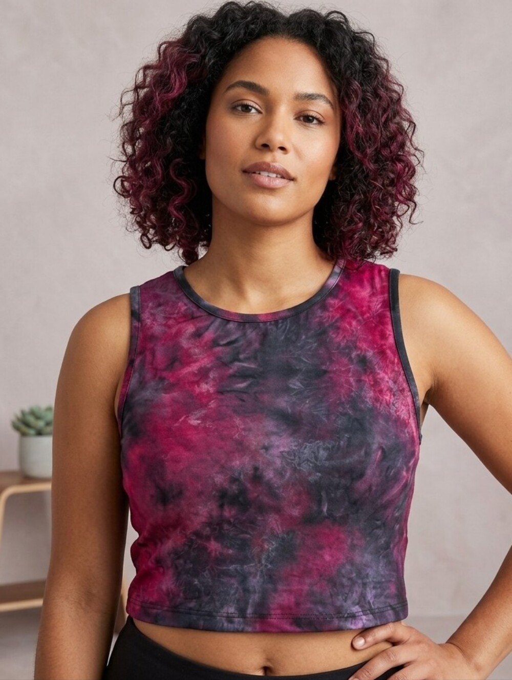 Tie Dye Crop Tank Top
